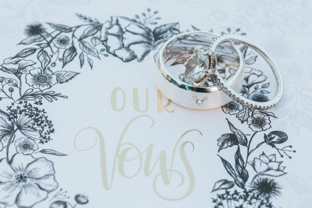 Disney Wedding Vows and Rings