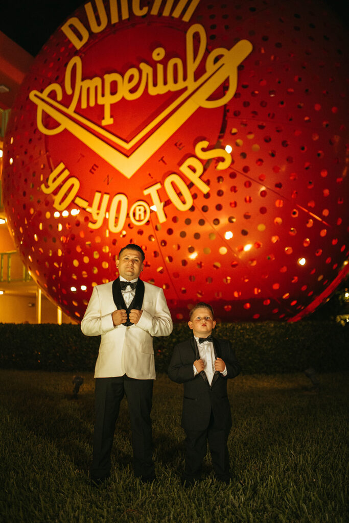 Disney's Pop Century Resort Groom and Ring Bearer